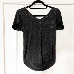 Lululemon Shirt | Love Tee V-Neck | Splatter Dye Black (4)